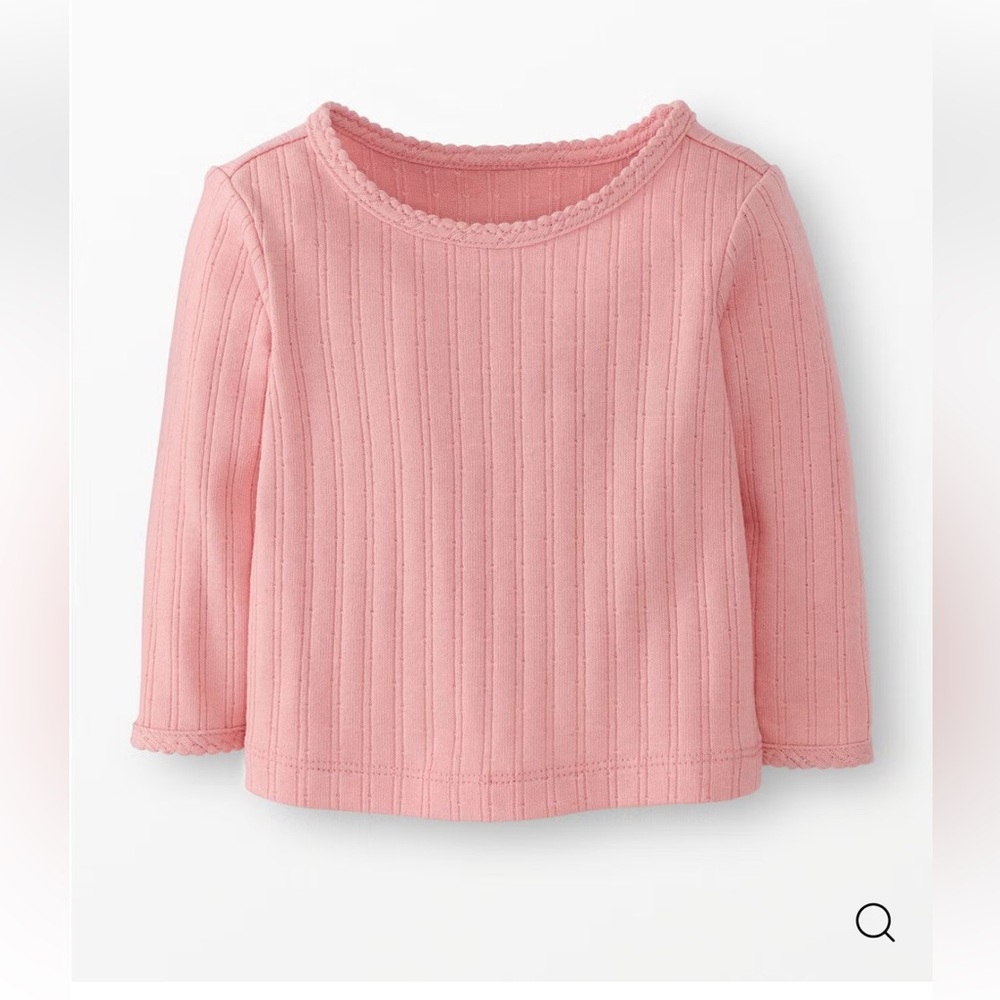 *Hanna Andersson Pink Long Sleeve Tee